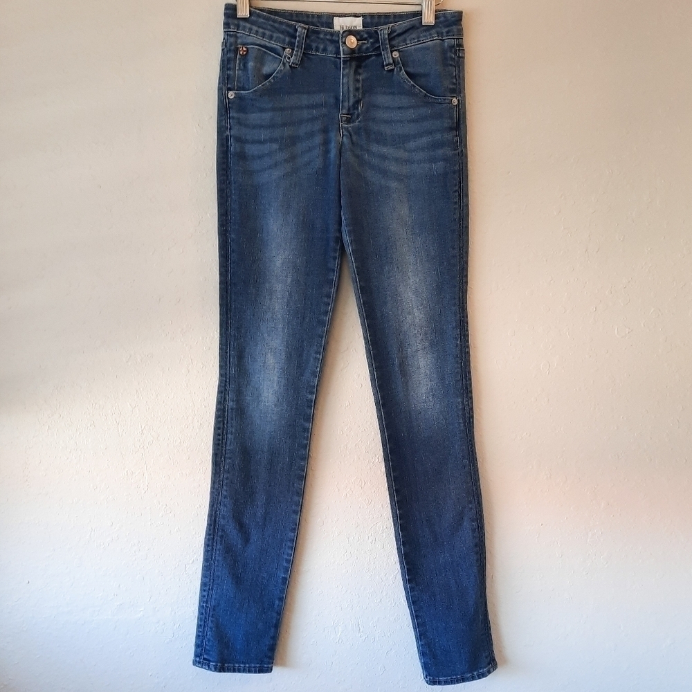 Hudson Blue Denim Skinny Jeans 16